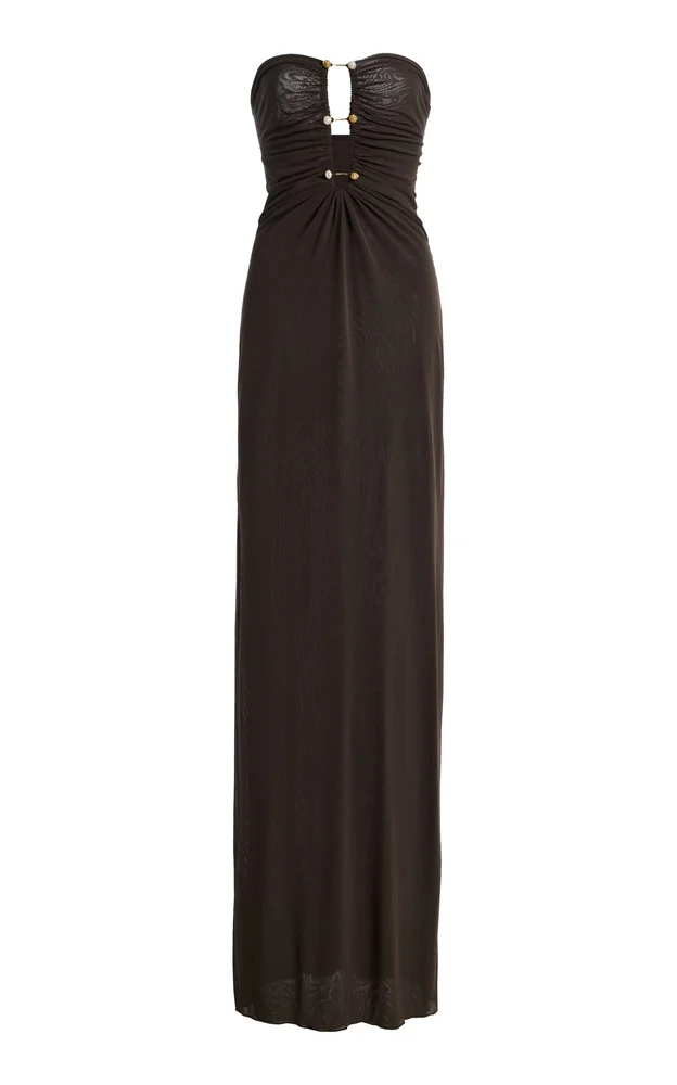 Alina Cutout Jersey Maxi Dress