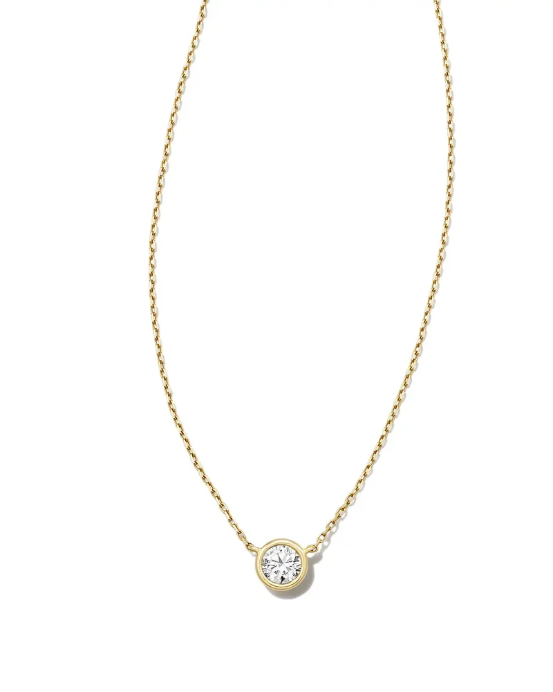 0.25 ct Lab Grown White Diamond Audrey Pendant Necklace