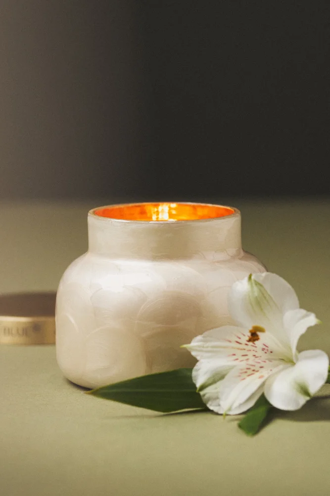 Volcano Capiz Jar Candle, Medium