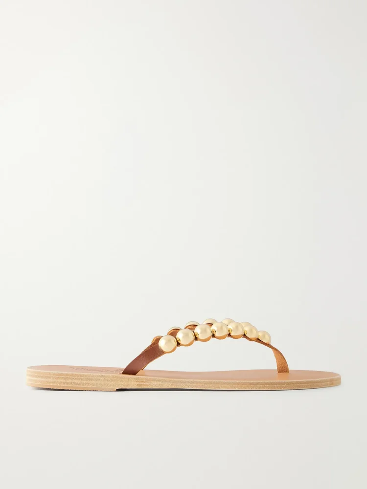 Endoxi studded leather sandals