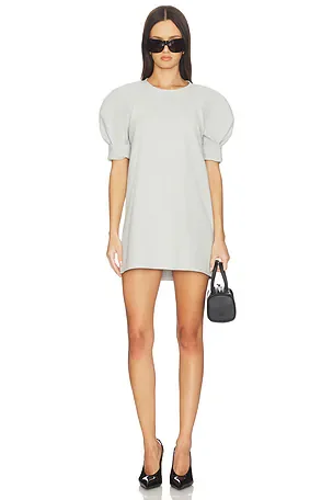 Short Sleeve Bomber 1980s Mini Dress