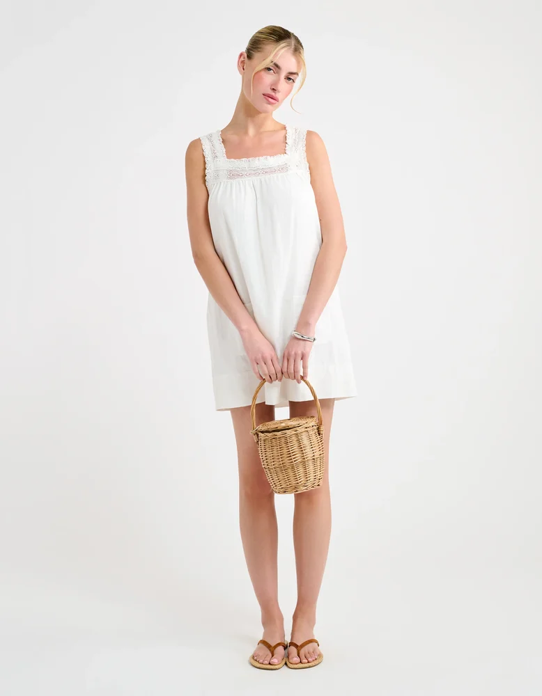 Willow Mini Dress, White