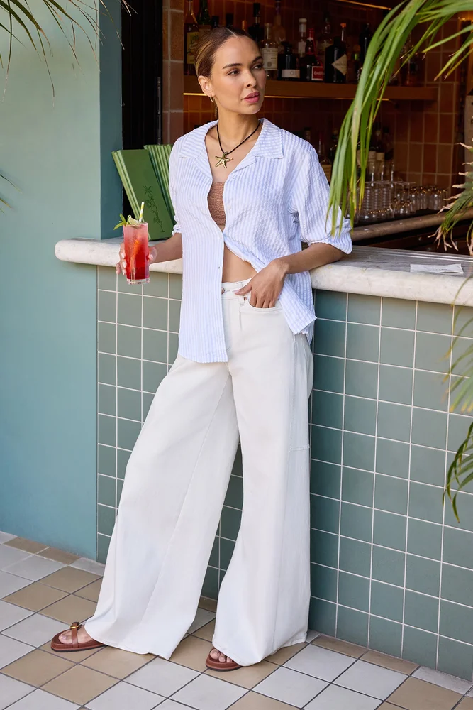 NYDJ Nova Super Wide Leg Jeans