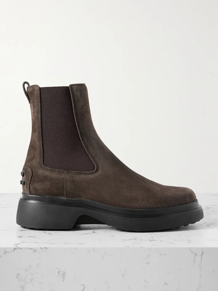 Gomma suede Chelsea boots