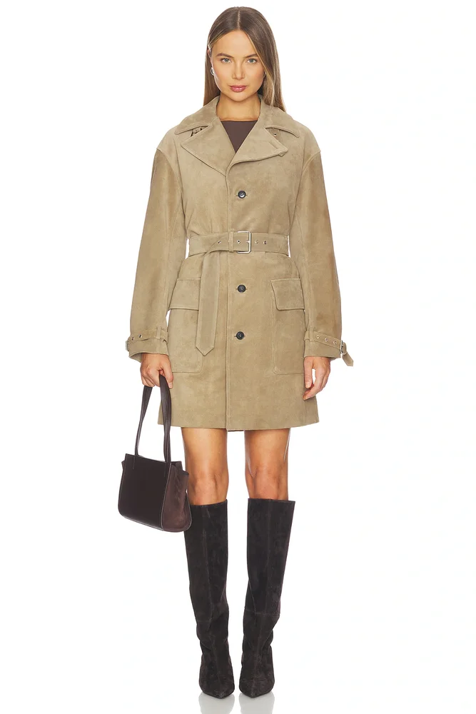 The Suede Trench Jacket