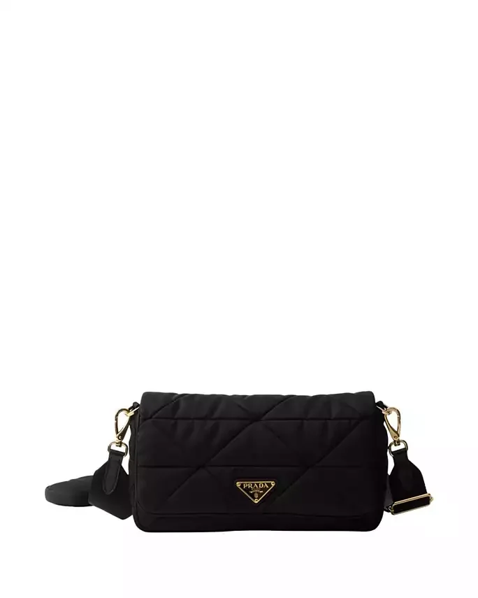 Padded Re-Nylon Shoulder Bag