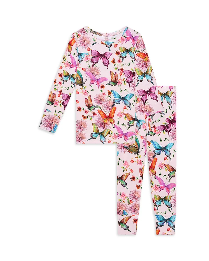 Butterfly Print Pajama Set