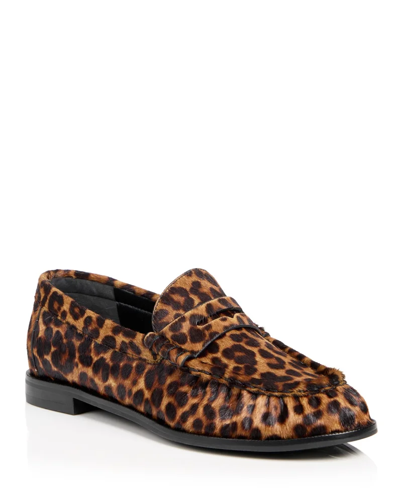 Calf-Hair Lexi Penny Loafers