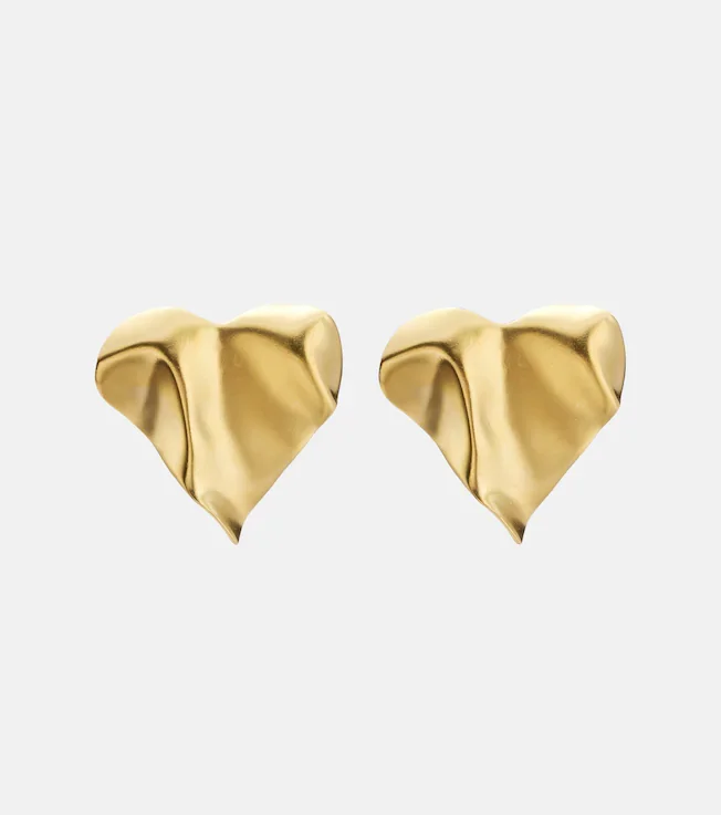 Eros 24kt gold-plated earrings