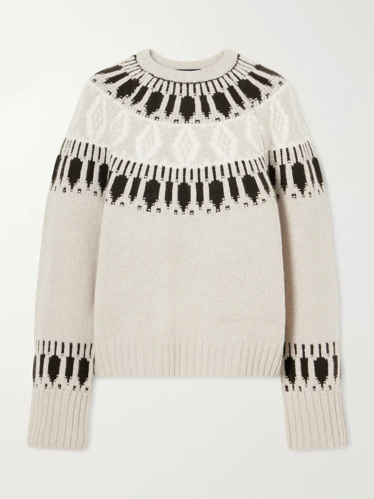Jackson Fair Isle cashmere sweater