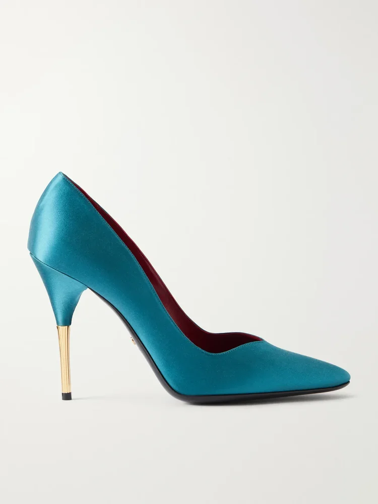 Enigme 105 satin pumps