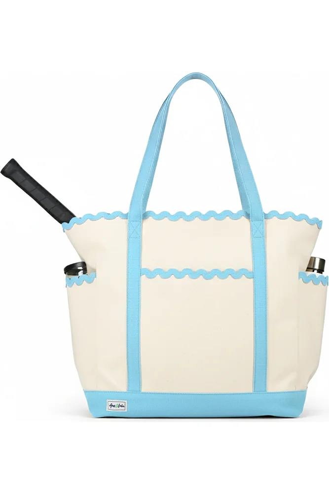 Scalloped Tennis Tote