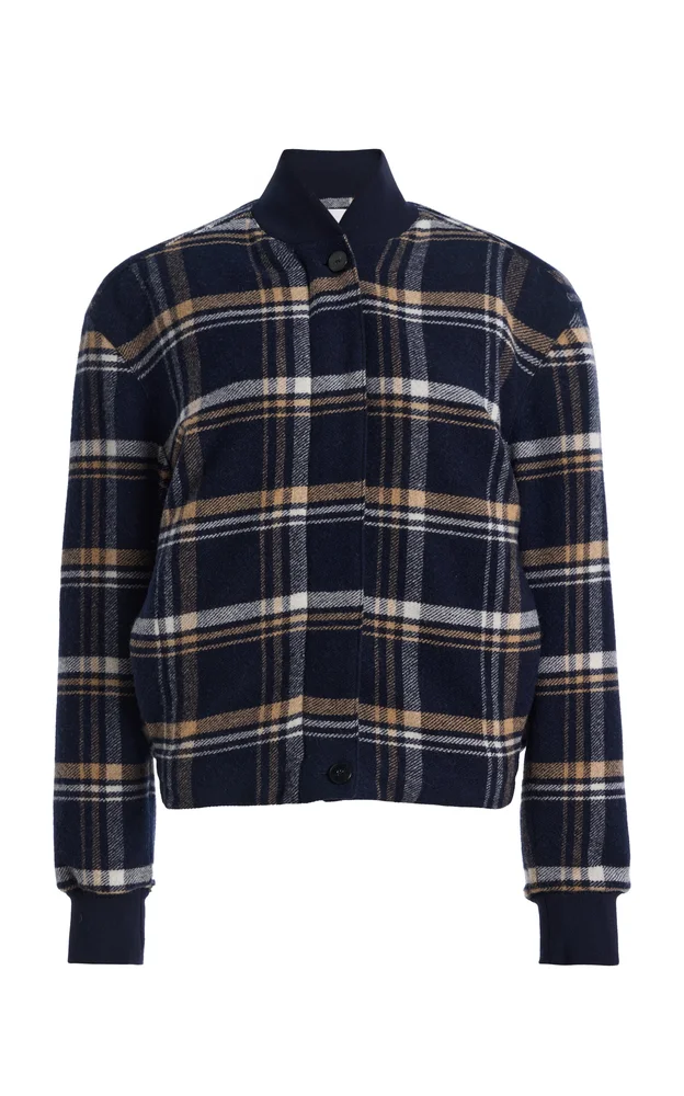 Sean Wool-Cashmere Bomber Jacket