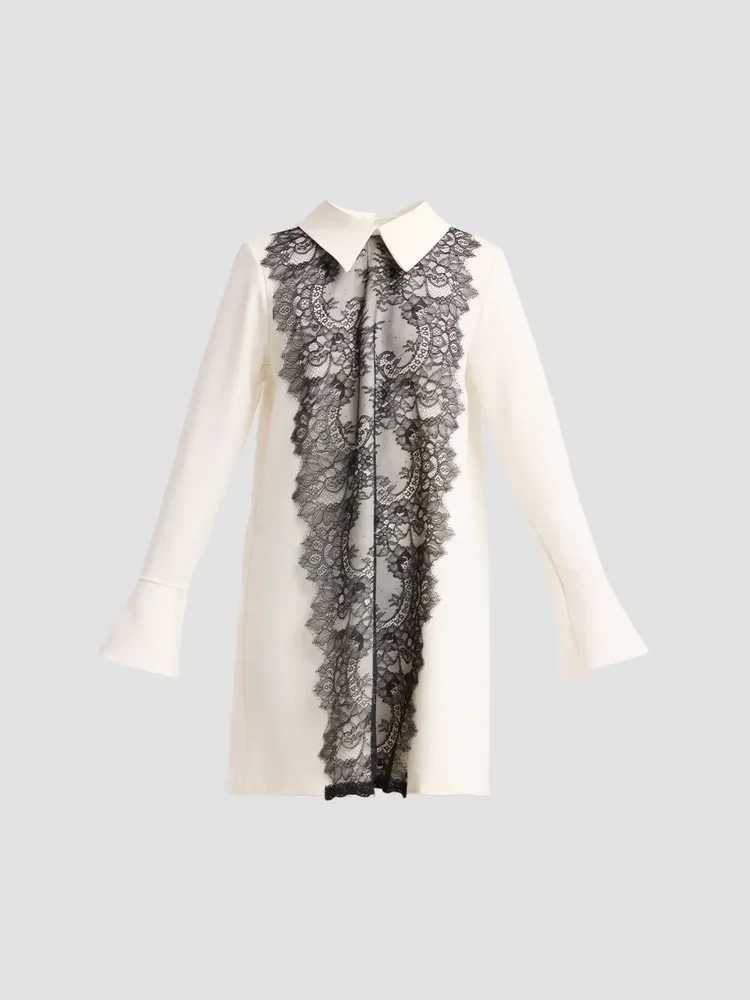 Phyllis Lace Mini Dress