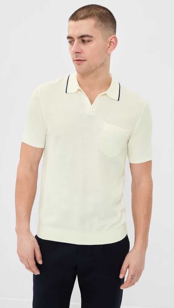 Cotton Coomax Johnny Collar Sweater Polo