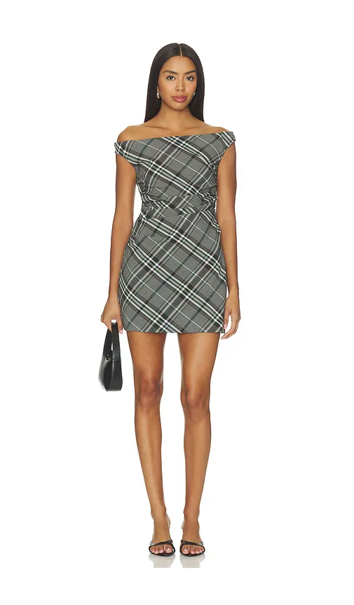 Wells Off-shoulder Mini Dress