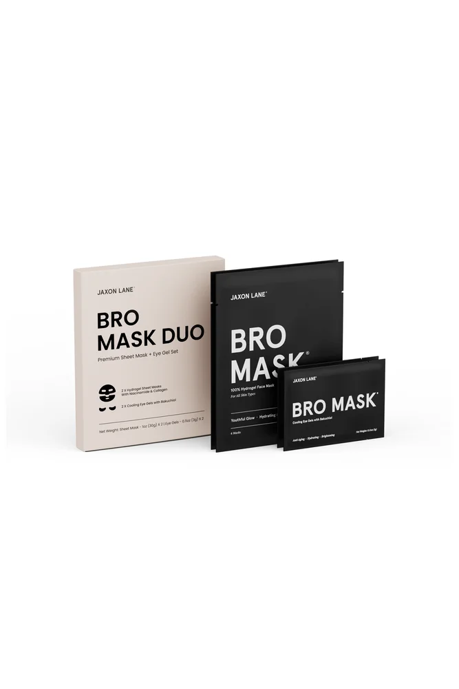 Bro Mask Hydrating Cooling Sheet & Eye Mask Set