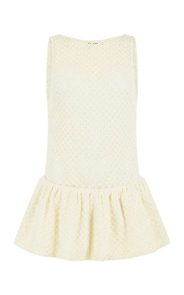 Exclusive Sirius Lace Peplum Top