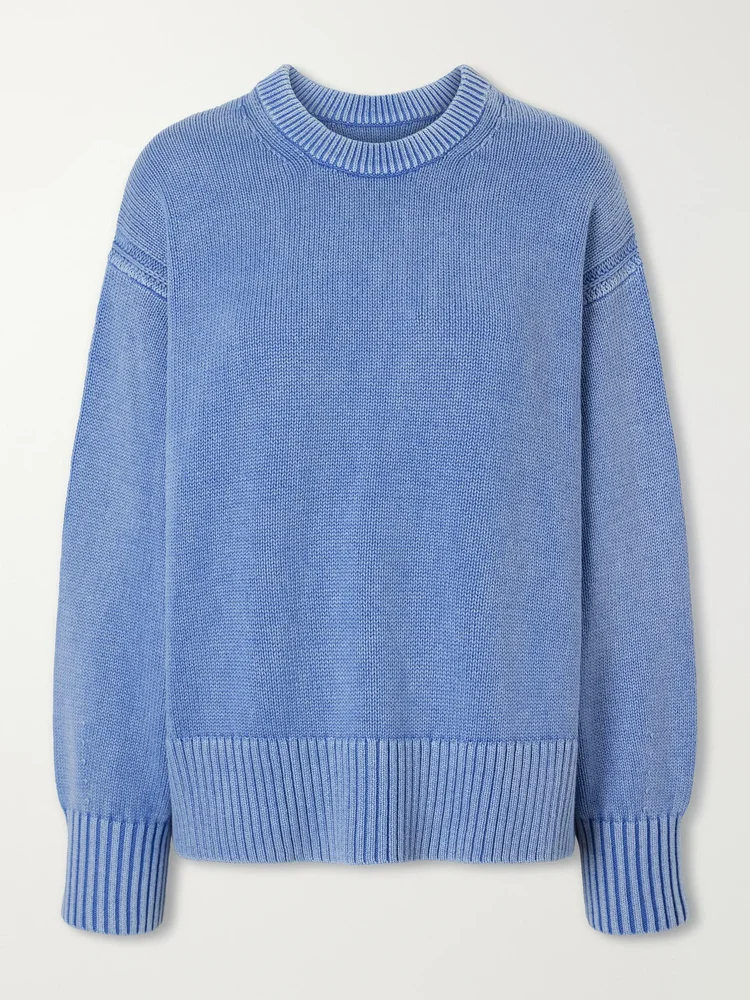 Sunwash Cozy cotton and cashmere-blend sweater