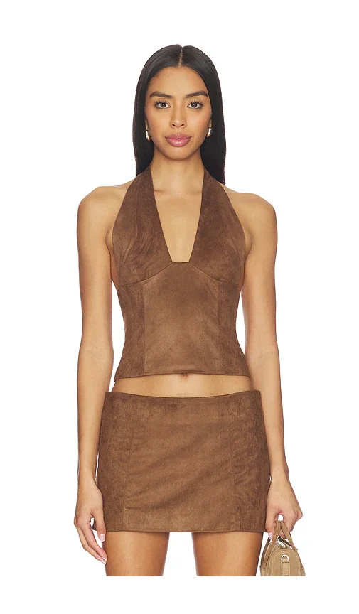 Kitty V-neck Halter Top