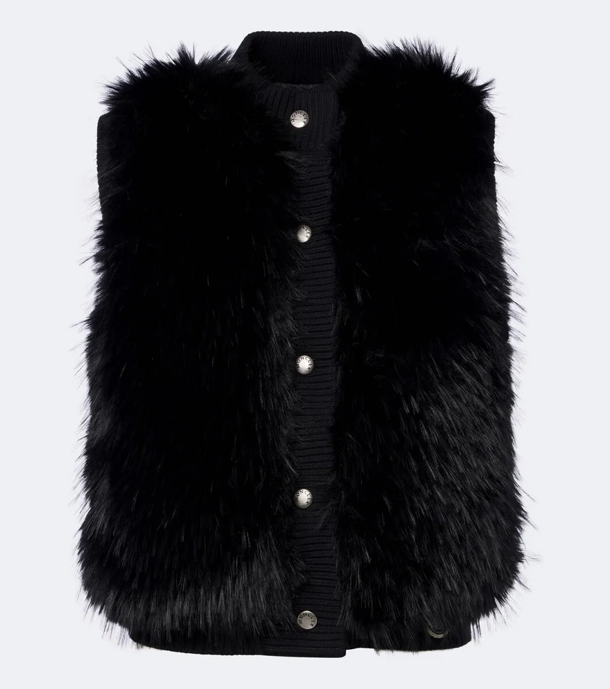 Down-paneled vest