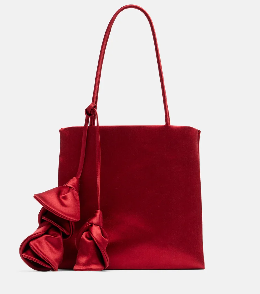 Julia satin shoulder bag