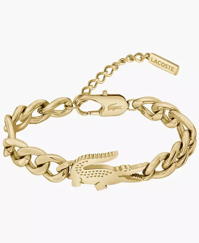 Women's Crocodile IP Plated Bracelet