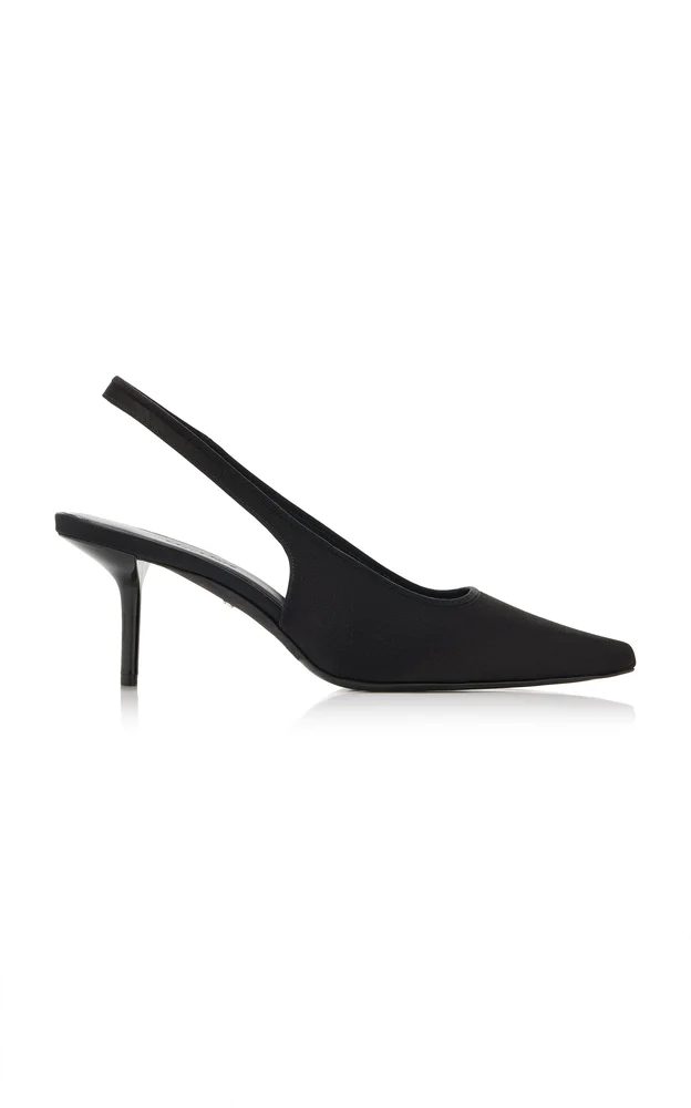 Satin Slingbacks
