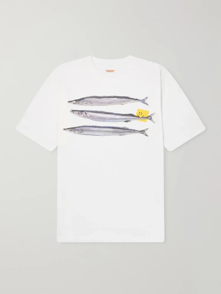 Printed Cotton-Jersey T-Shirt