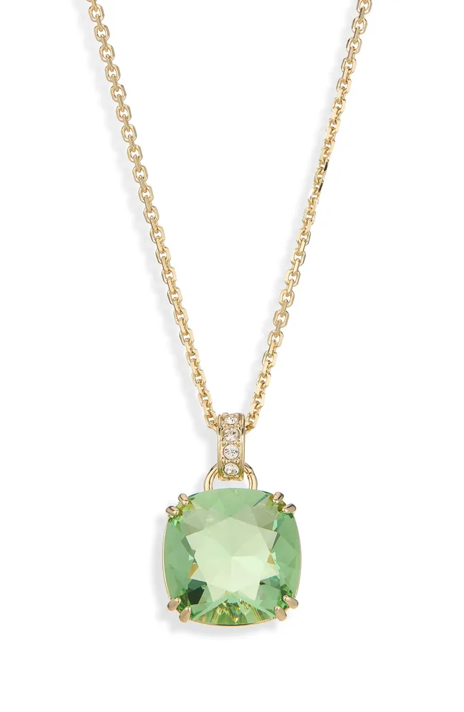 Millenia Cushion Cut Crystal Pendant Necklace