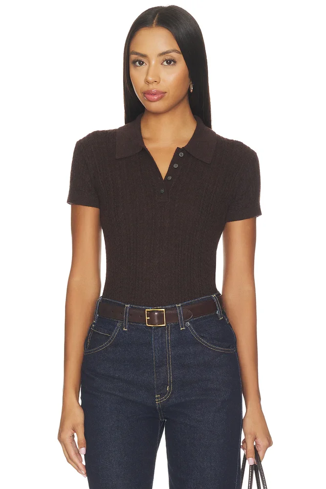 The Micro Cable Polo Shirt