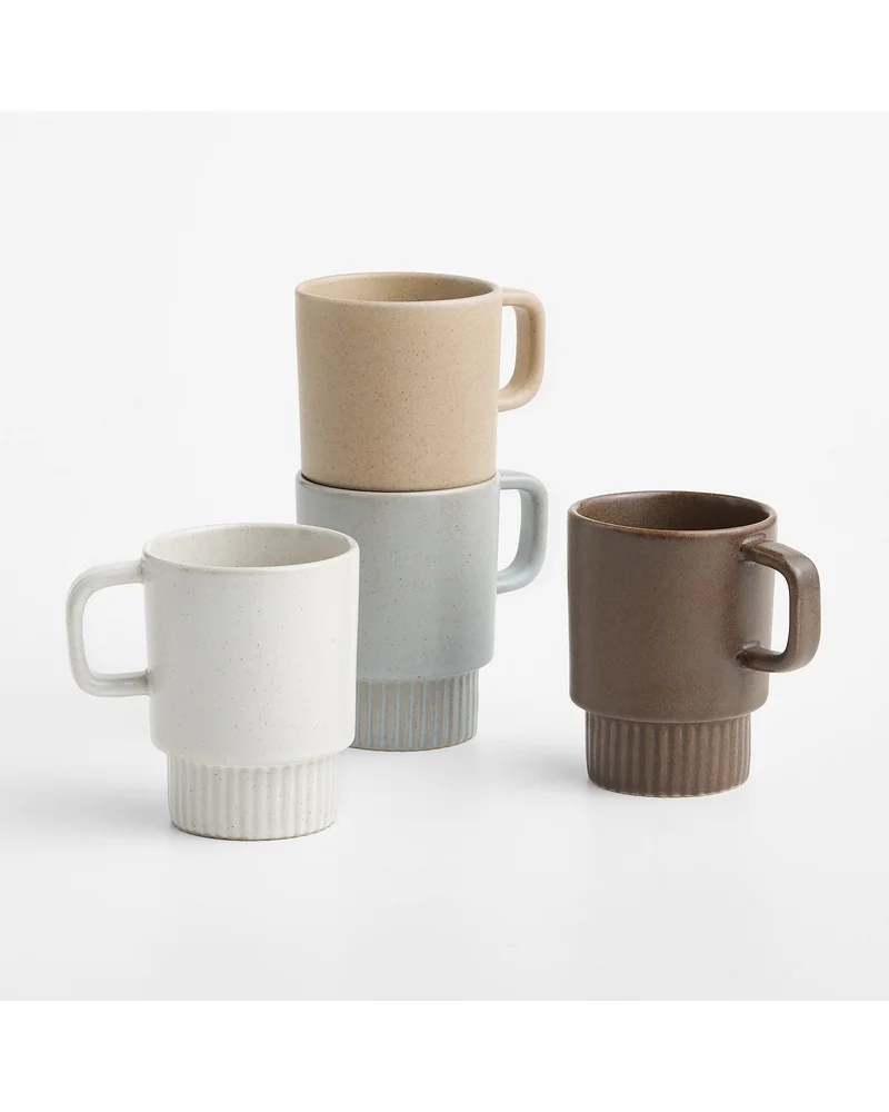 Berkshire 12-oz. Stackable Mugs, Set of 4
