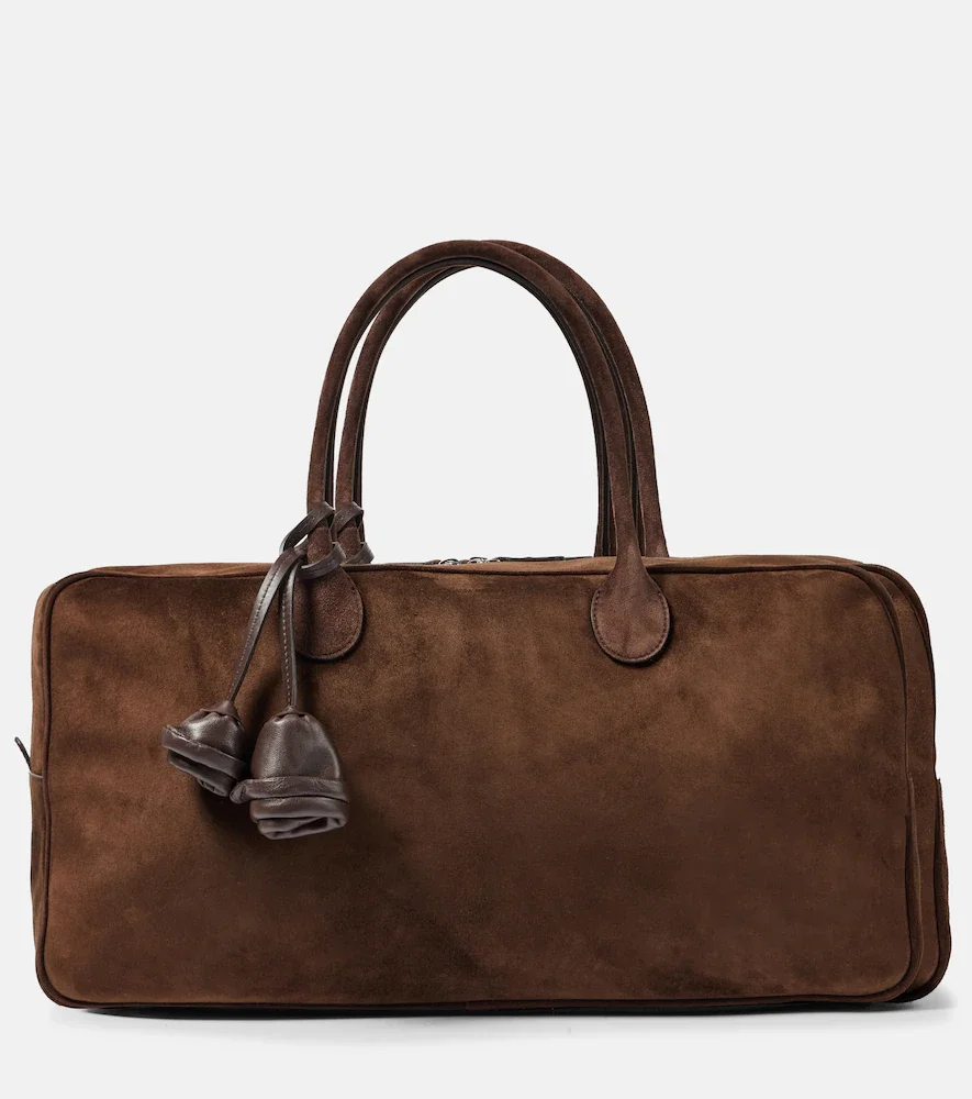Brigitte Large Suede Duffel Bag