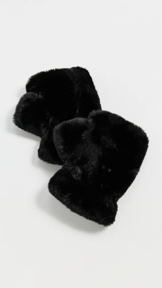 Ariel Faux Fur Fingerless Gloves