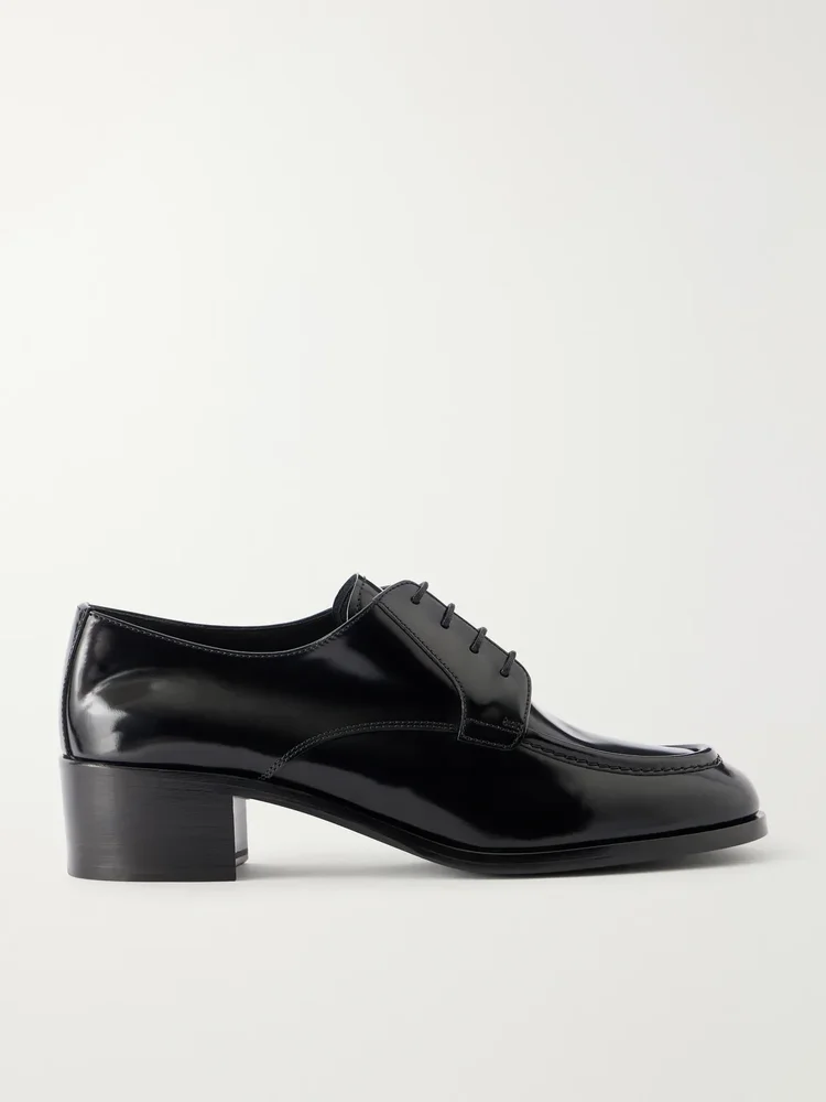 Seraphine 45 patent-leather brogues