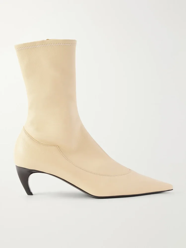 Valerie 55 leather ankle boots
