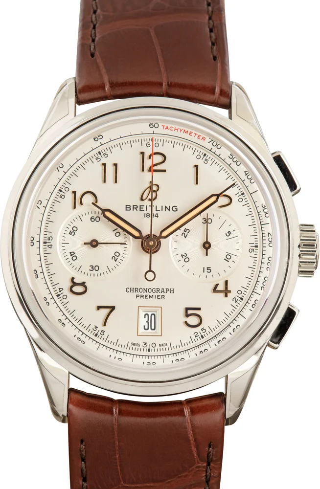 Pre-Owned Premier B01 Chronograph 42 Cream Dial