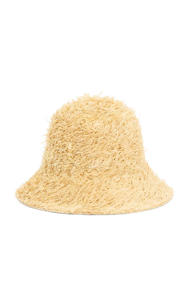 Gabi Raffia Straw Bucket Hat
