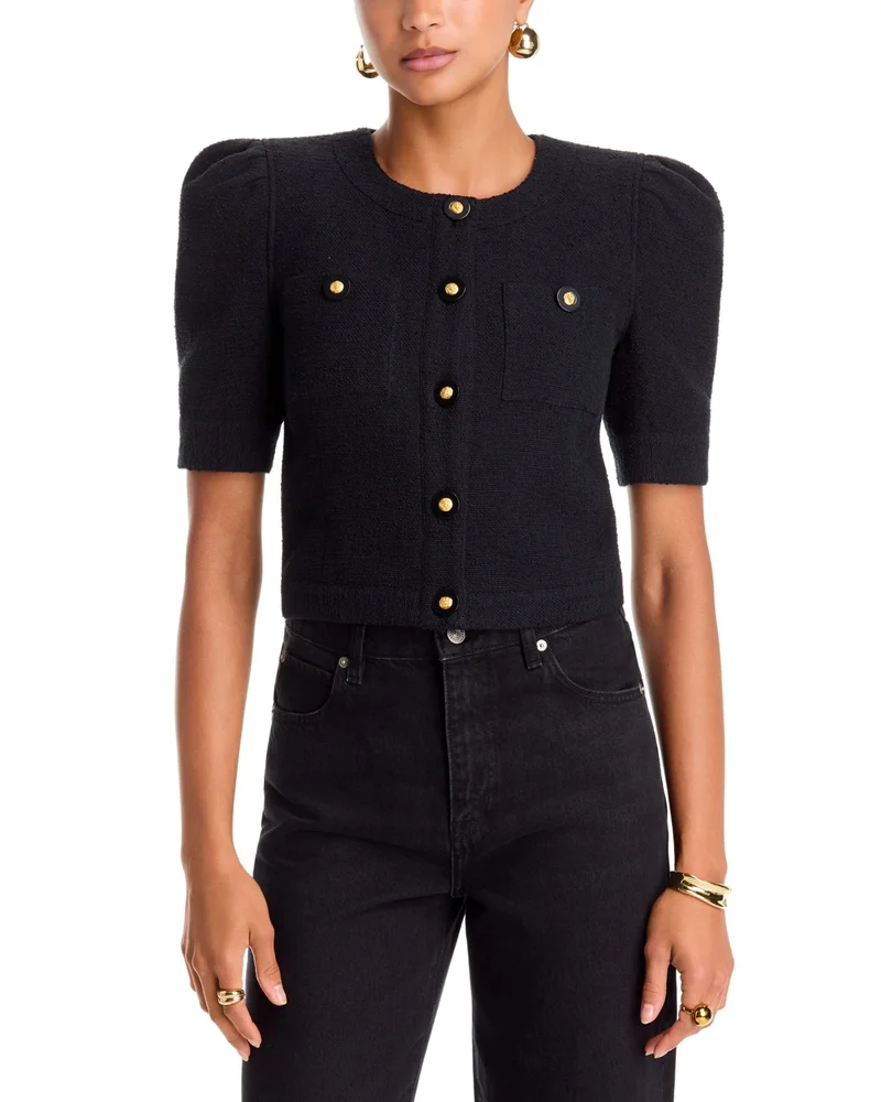 Allegra Short Sleeve Cropped Jacket