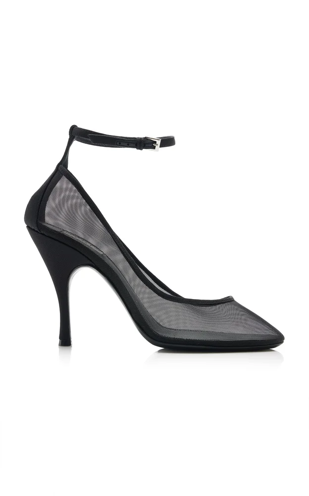 Sheer Tulle Pumps