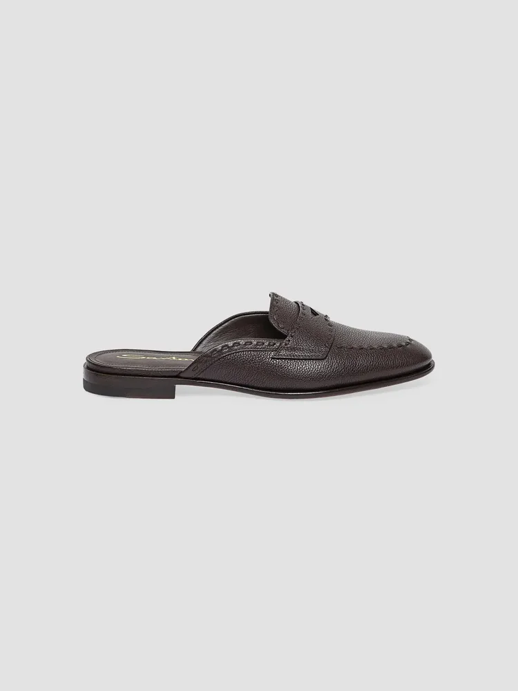 Marlen Leather Mules