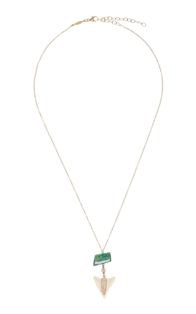 Exclusive La Isla 14K Yellow Gold Shark Tooth Necklace