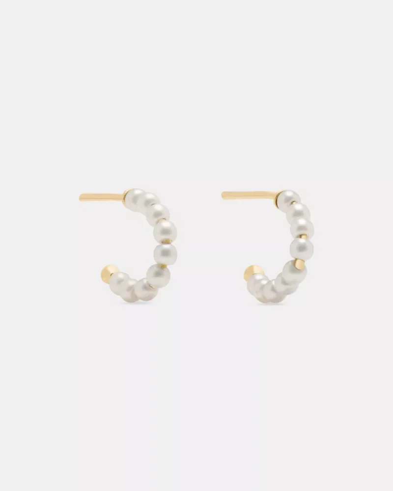 Tiny Twinkles Mini Pearl Mini Hoops