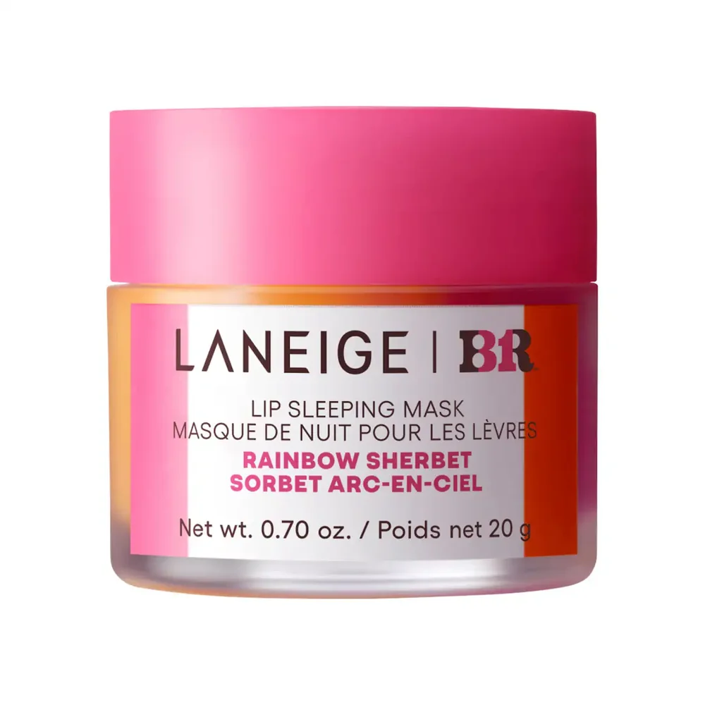 Lip Sleeping Mask – Intense Hydration Lip Treatment with Vitamin C in Baskin Robbins Rainbow Sherbet