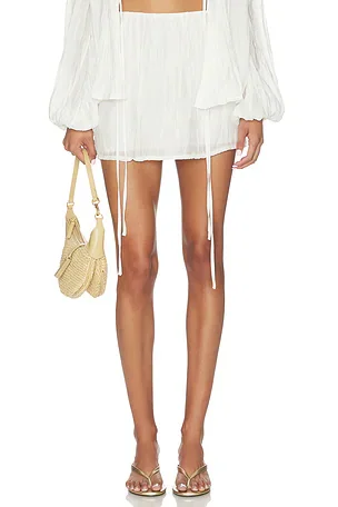 Brandi Crinkle Mini Skirt