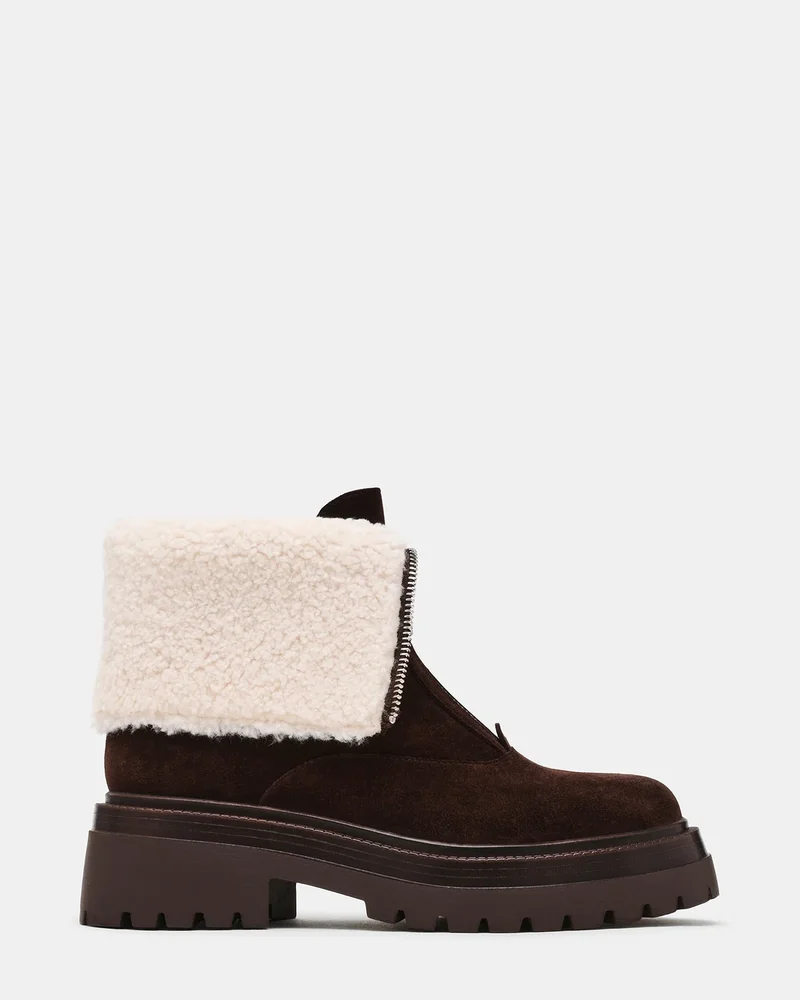 Blizzard Chocolate Brown Suede