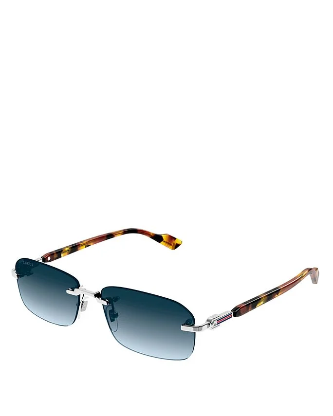 125th St Rectangle Sunglasses, 56mm
