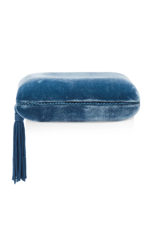 Tasseled Velvet Jewelry Case