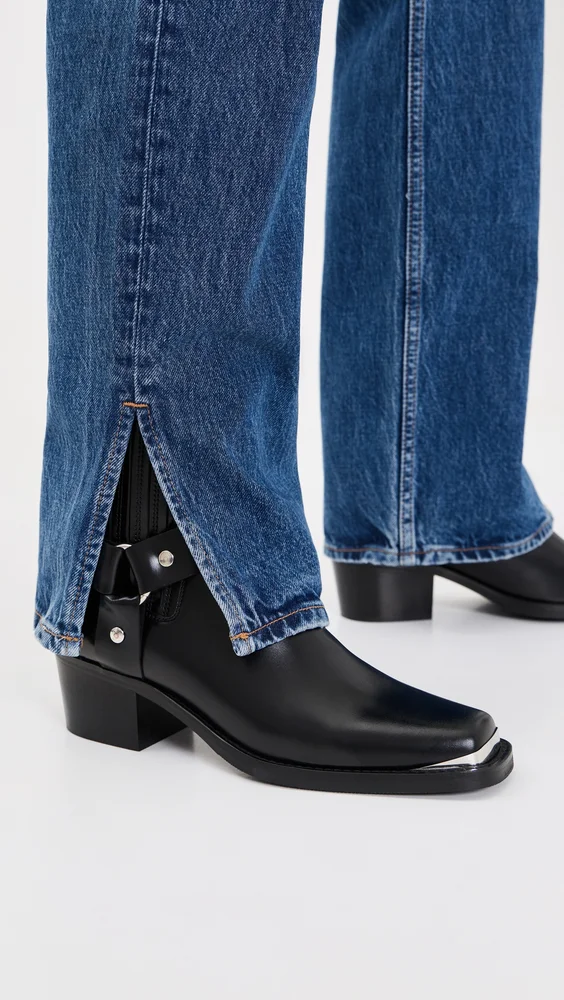 Mid Biker Boots