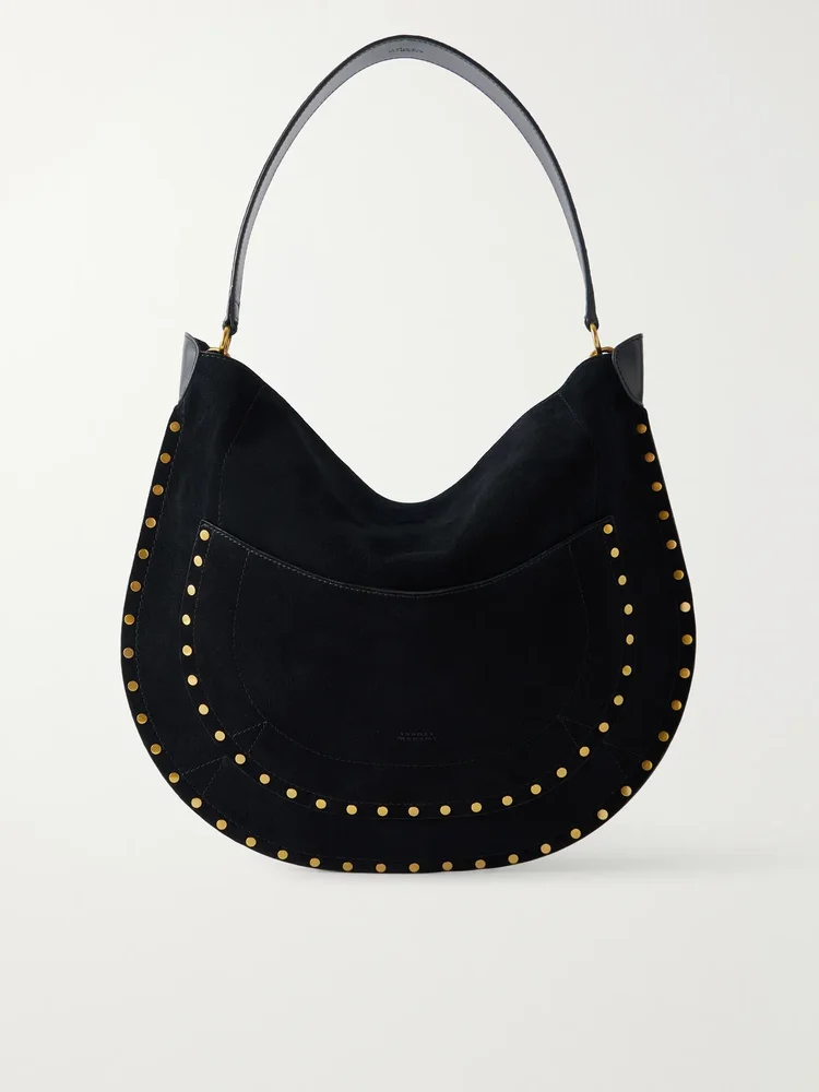 Oskan embellished suede shoulder bag